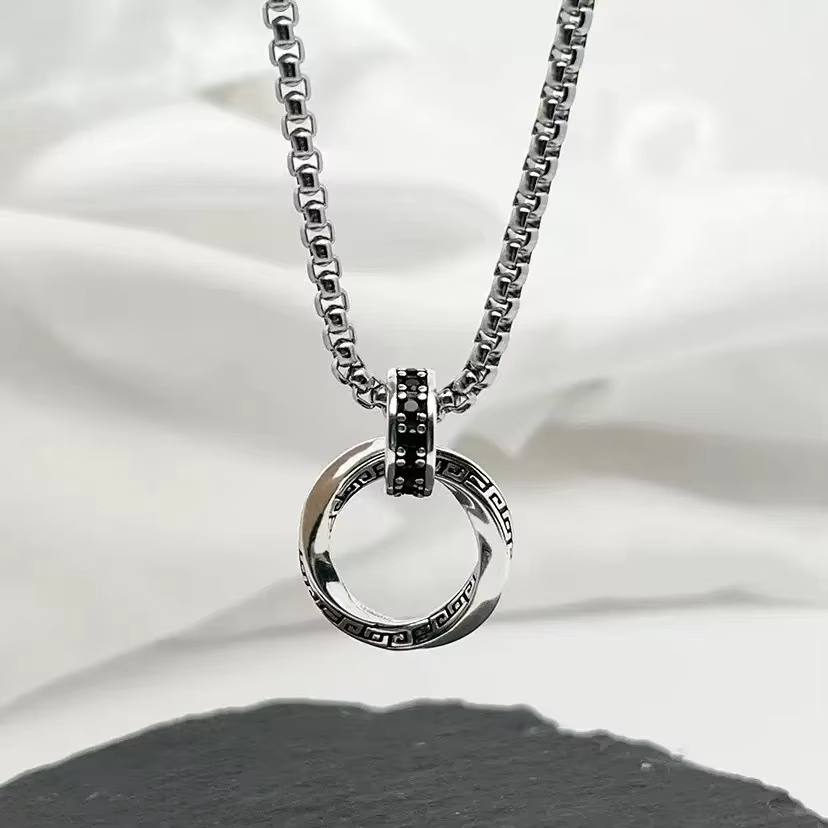 قلادة جديدة من الفضة الإسترلين - مراجعة 925 Sterling Silver Chain Necklace Men وسعره