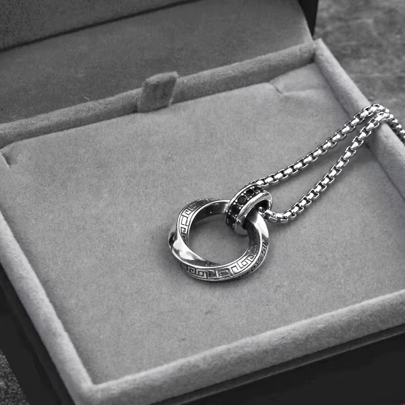 قلادة جديدة من الفضة الإسترلين - مراجعة 925 Sterling Silver Chain Necklace Men وسعره