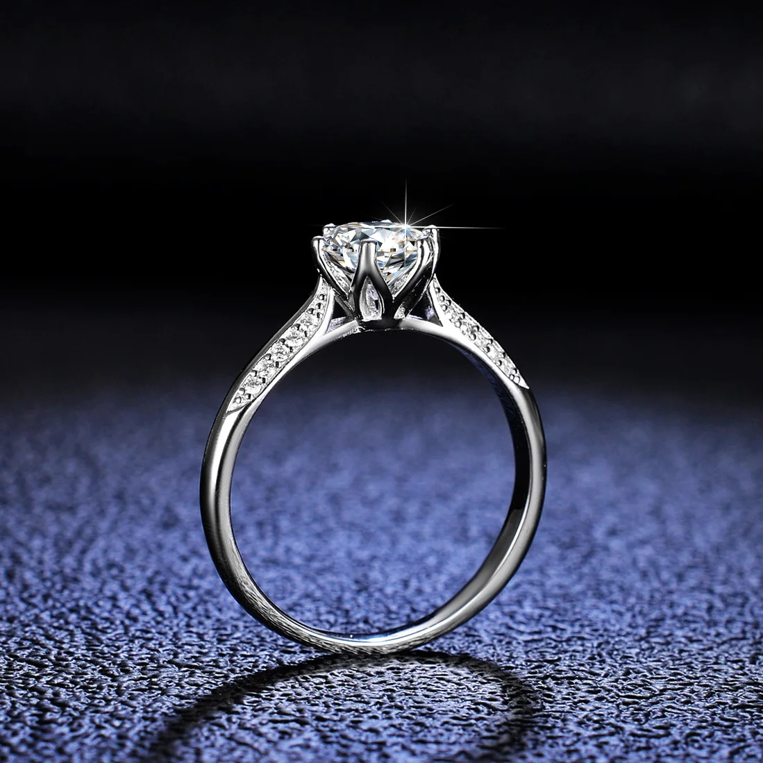 خاتم خطوبة لوميرا 1 قيراط من ا - مراجعة Moissanite Engagement Ring 1 Carat وسعره