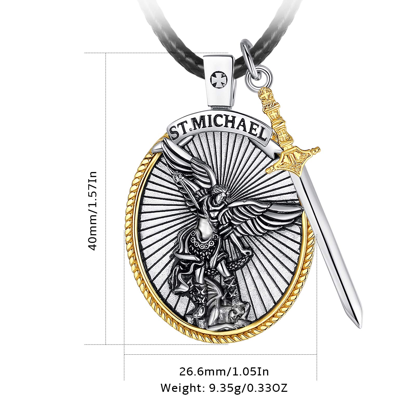 قلادة رجالية من يودورا-سانت ما - مراجعة 925 Sterling Silver Chain Necklace Men وسعره