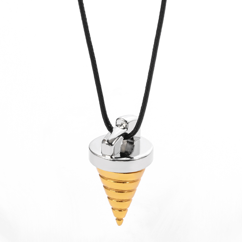 قلادة بتصميم حلزوني مخروطي مست - مراجعة Anime Pendant Necklace وسعره