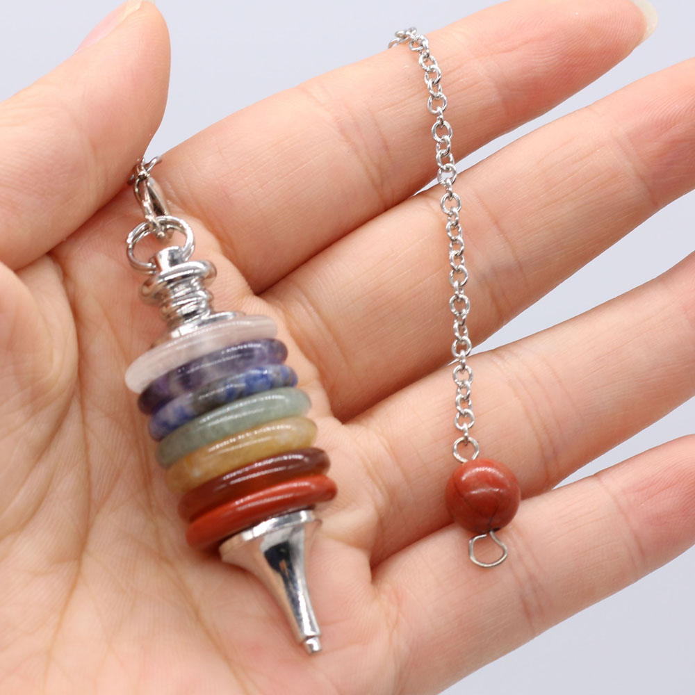 الحجر الطبيعي شقرا البندول الإ - مراجعة Crystal Pendant Necklace Natural Stone وسعره