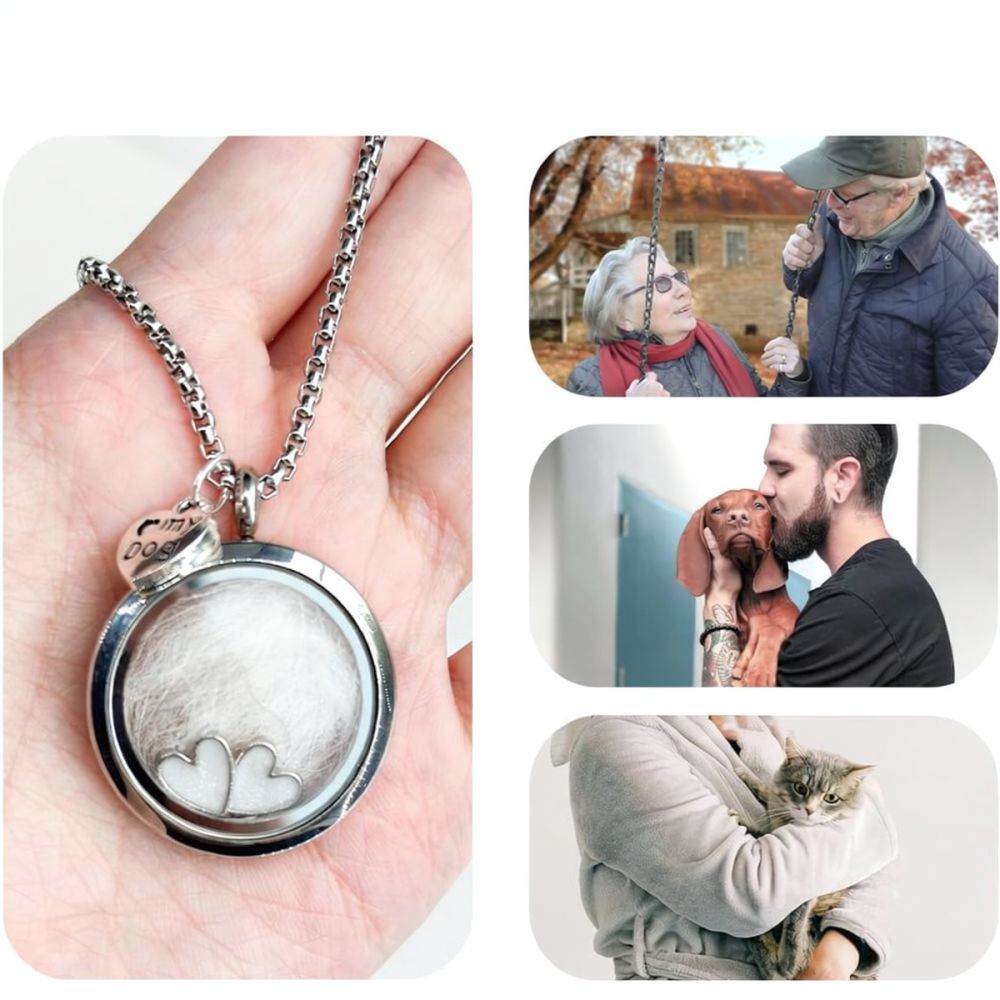 قلادة تذكارية على شكل قلب من ا - مراجعة Heart Locket Necklace Photo وسعره