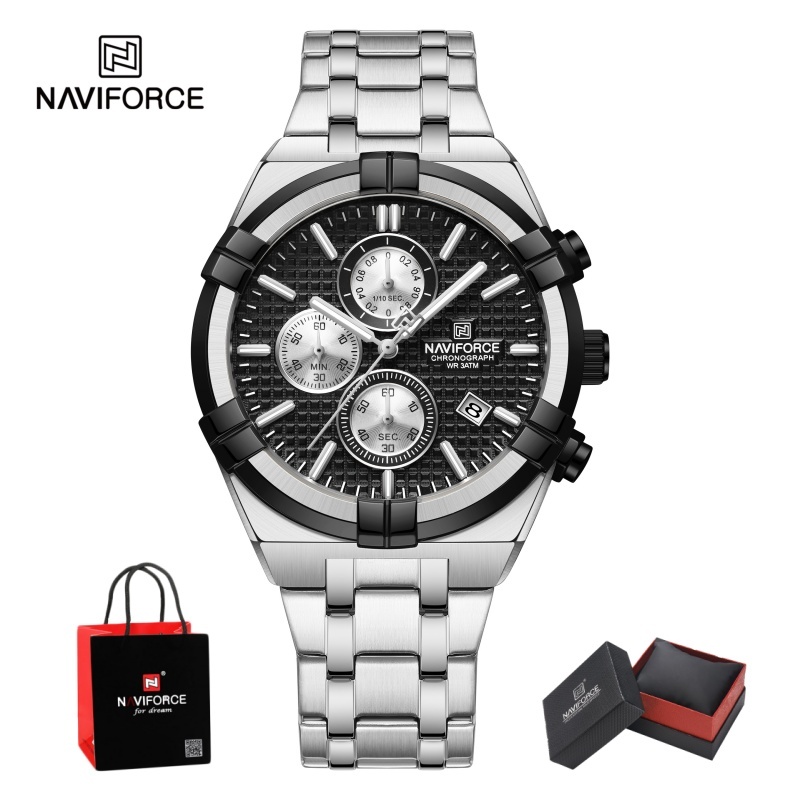 ساعة يد رجالية كرونوغراف كوارت - مراجعة Watch Accessories وسعره