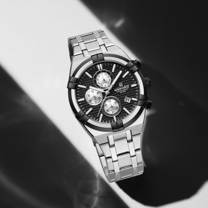 ساعة يد رجالية كرونوغراف كوارت - مراجعة Watch Accessories وسعره