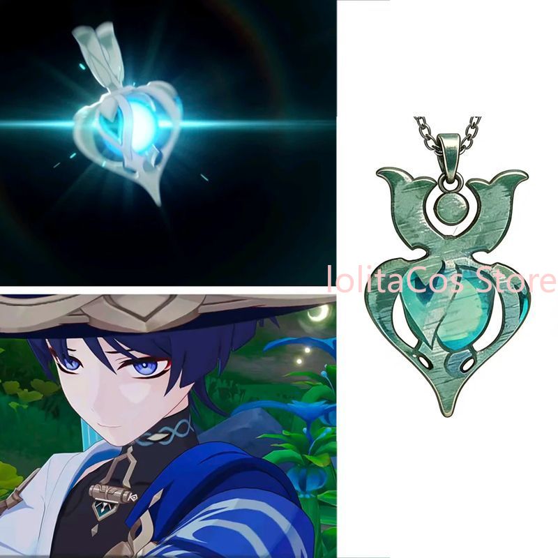 قلادة معدنية لشخصية واندرر من  - مراجعة Anime Pendant Necklace وسعره