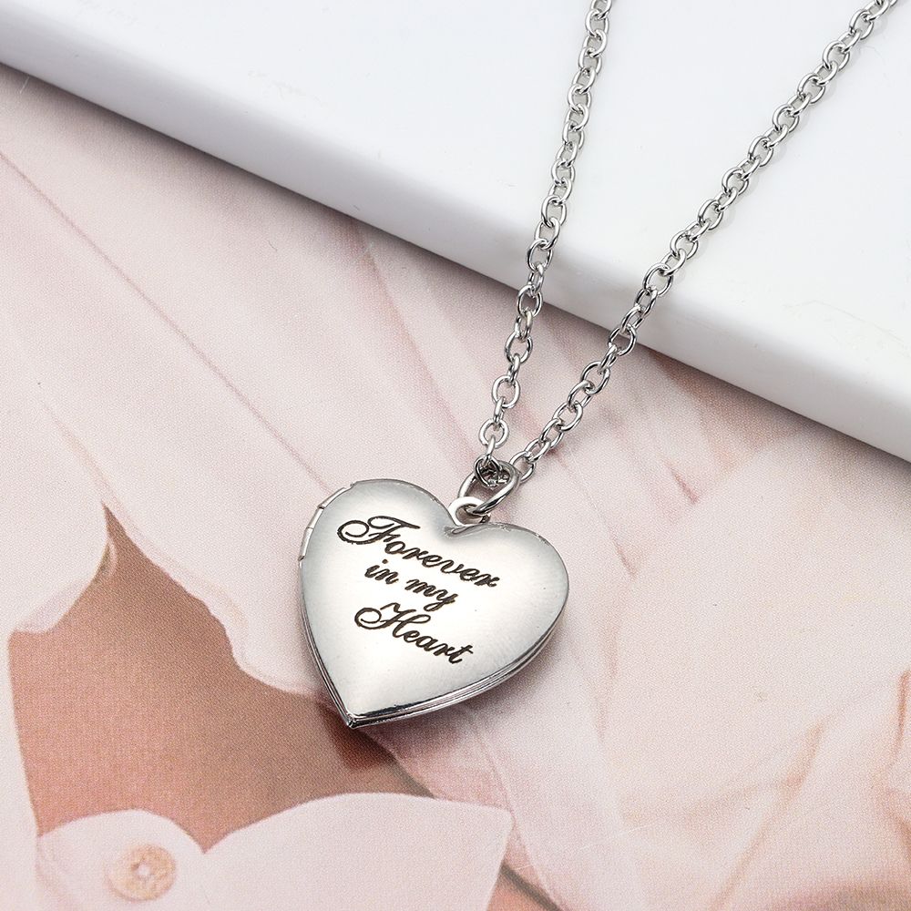 سلسلة مجوهرات صديق الموضة للعش - مراجعة Heart Locket Necklace Photo وسعره