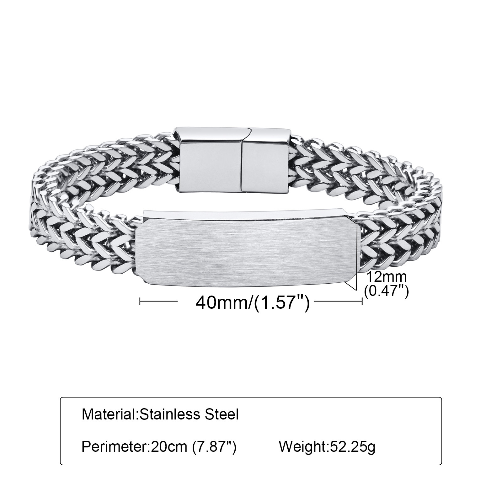 Vnox 12 مللي متر تخصيص أساور ل - مراجعة Cuban Link Chain 12Mm وسعره
