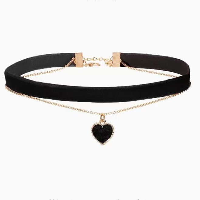 رومانسية طبقة مزدوجة المختنق ق - مراجعة Layered Pendant Necklace Aesthetic وسعره