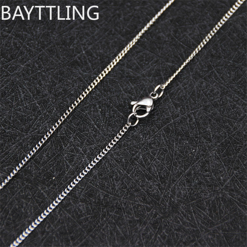 الجملة 925 فضة 2 مللي متر 16-3 - مراجعة 925 Sterling Silver Chain Necklace Men وسعره
