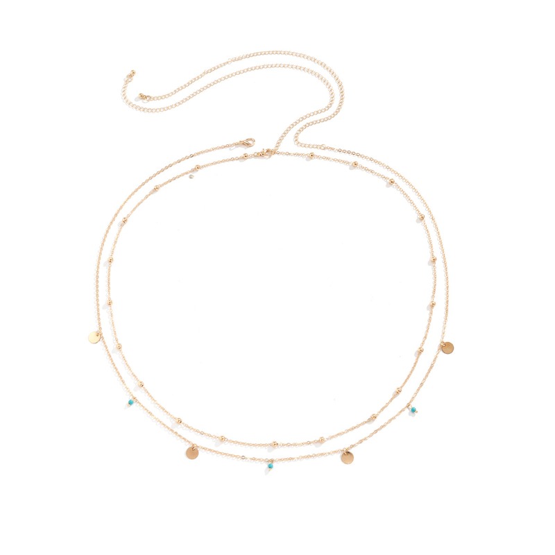 سلسلة خصر نسائية أنيقة متعددة  - مراجعة Body Jewelry وسعره