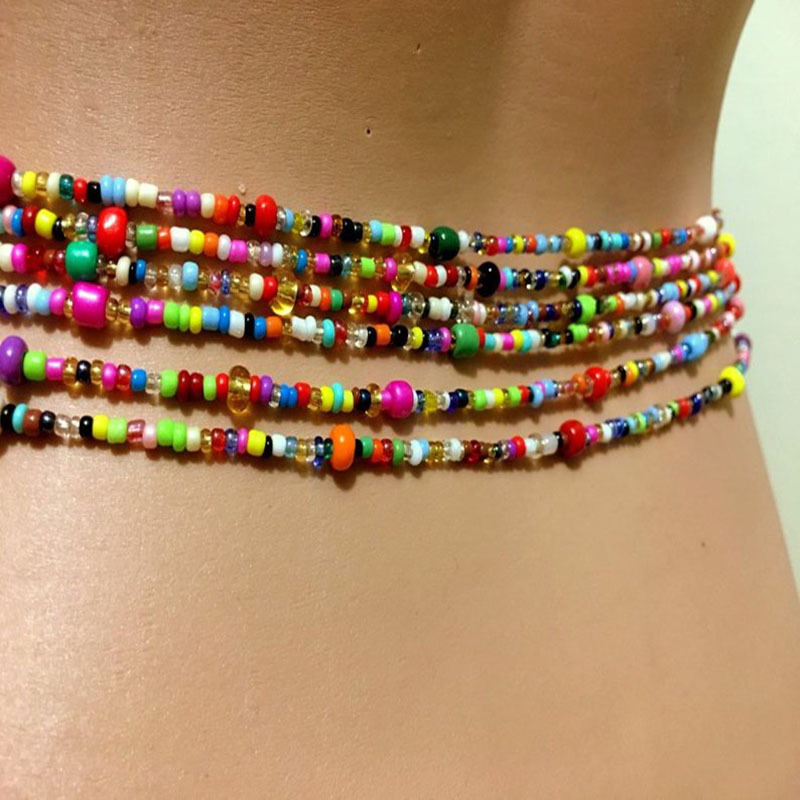 سلسلة البطن مطرزة للنساء ، سلا - مراجعة Body Jewelry وسعره